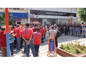 Parkomat Çalışanları Eyleme Devam Etti