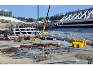 Vodafone Arena Stadının İnşaat Çalışmaları Sürüyor