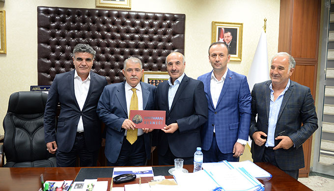 Kent Maraş Der Üyeleri Başkan Mahçiçek’i Ziyaret Etti