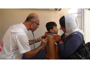 Işid’ten Kaçan Yezidiler Sağlık Kontrolünden Geçirildi