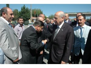 Bahçeli’yi Çamlıca Gişelerde Mehmet Aslan Ve Partililer Karşıladı