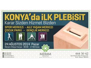 Meram’da Mini Referandum
