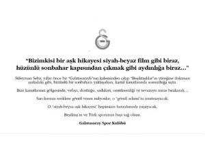 G.saray’dan Seba’ya Duygusal Veda