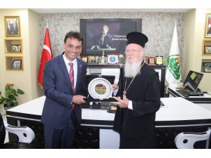 Fener Rum Patriği Bartholomeosdan Maçka Belediye Başkanı Koçhan’a Ziyaret