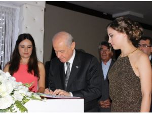 Bahçeli Nikah Şahidi Oldu