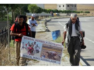 Şengal İçin 120 Kilometre Yol Yürüdüler