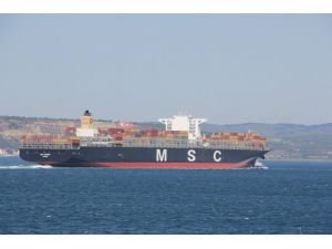 399 Metrelik Gemi Çanakkale Boğazı’ndan Geçti