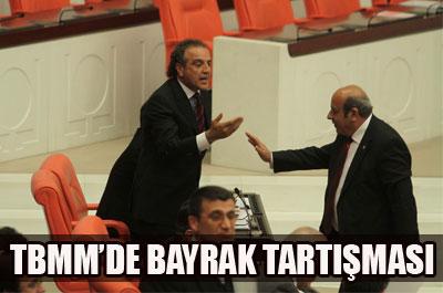 Mecliste Türk bayrağı tartışması 