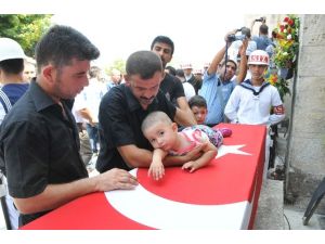 Şehit Babasına Böyle Veda Etti