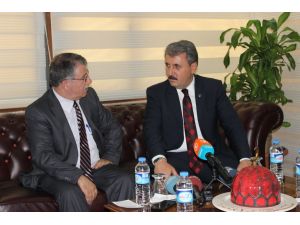 Bask Genel Başkanı Zengin, Bbp Genel Başkanı Destici’yi Ziyaret Etti