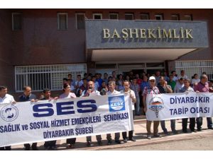 Sağlık Çalışanlarına Saldırı Protesto Edildi