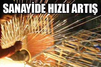 Sanayide hızlı artış 