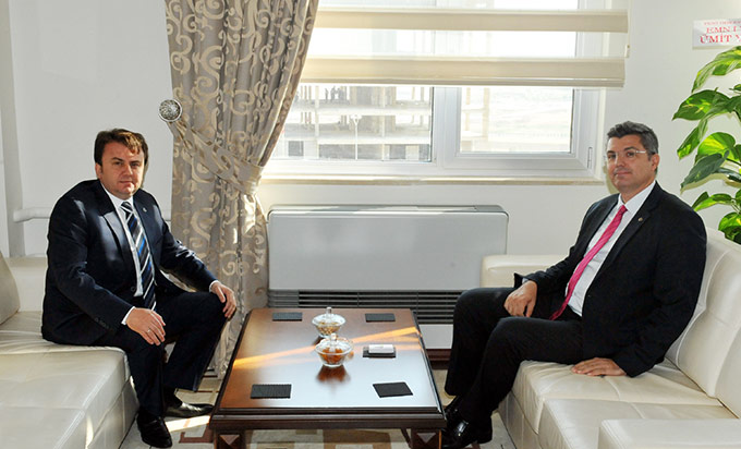 Başkan Erkoçtan Başsavcı Yabanoğlu’na Ziyaret