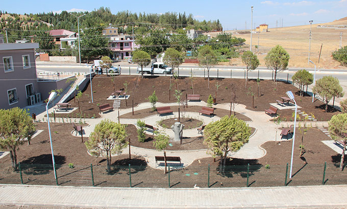 “Türkoğlu Taziye Evi” Çevre Düzenleme Çalışması Tamamlandı