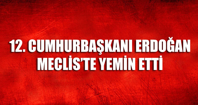 Erdoğan Yemin Etti, 101 Pare Top Atıldı