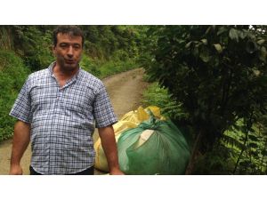 Rizeli Çayını Böyle Taşıyor