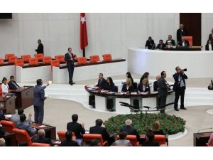 Chpli Altay Meclis Başkanı Çiçeke İç Tüzük Kitapçığı Fırlattı