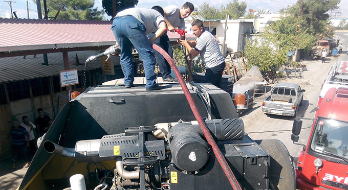 Park Halindeki Araç Yandı 
