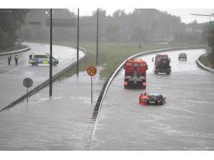 İsveç Aşırı Yağışlar Sonrası Sele Teslim