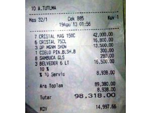Bu Fatura Dudak Uçuklatır