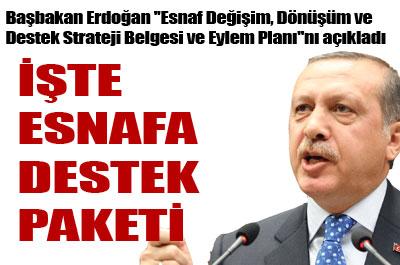 Esnafa destek 
