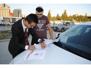 Kazazede Öğrenciye Yolda Kayıt