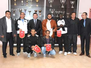 Suudi Arabistan Güreş Milli Takımından İl Müdürümüze Ziyaret