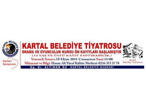 Kartal Belediye Tiyatrosu Ön Kayıtları Başladı