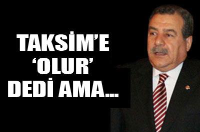 Vali Gülerden Taksim şartı 