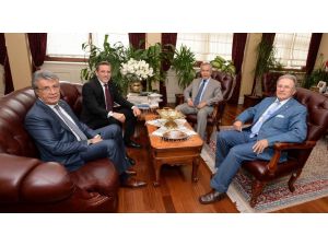 Btso’dan Arınç Ve Çelik Ziyareti