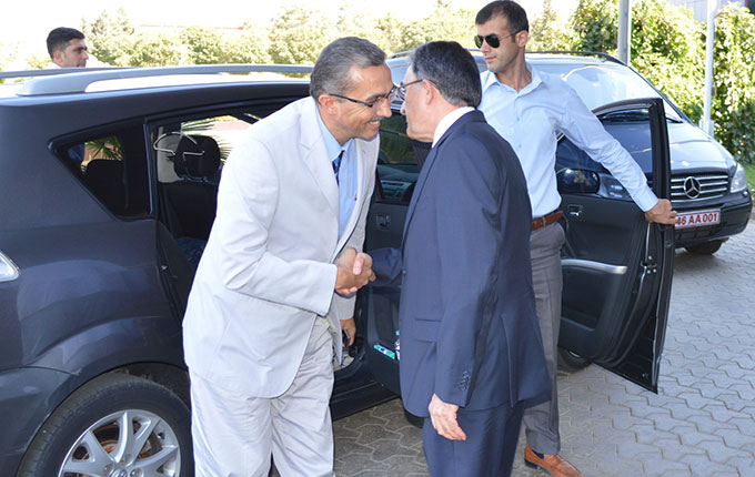 Rektör Karaaslan’a Kahramanmaraşlı Rektörden Ziyaret