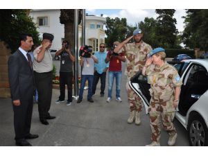 Eroğlu, Bm Barış Gücü’nün İlk Kadın Komutanı Tümgeneral Lund İle Görüştü