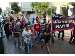 İstanbuldaki Asansör Faciasına Tepki Yürüyüşü