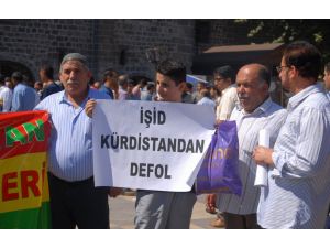 Diyarbakır’da Işid Protestosu