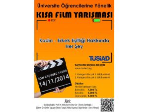 Tüsiad Kadın-erkek Eşitliği Temalı Kısa Film Yarışması Düzenliyor