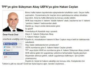 O Yazdı, Mhk Çark Etti