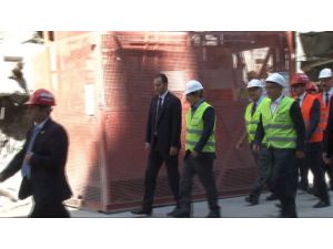 Başbakan Yeni Tüp Geçitte İncelemelerde Bulundu
