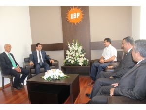 Özgürgün, Akdeniz Belediyeler Birliği Başkanı Tütüncü’yü Kabul Etti