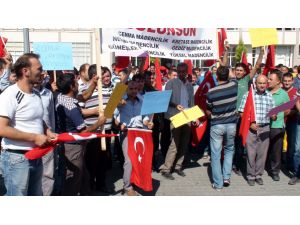 Gediz’de İşsiz Kalan Kömür İşçilerinden Protesto