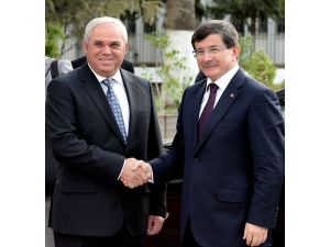 Başbakan Davutoğlu, Kktcli Mevkidaşı Yorgancıoğlu İle Görüştü
