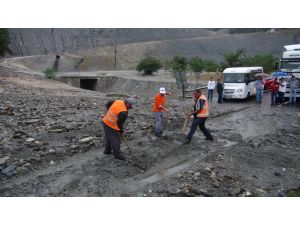 Bilecikte Sağanak Yağış
