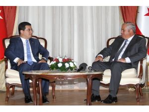 Kktc Başbakanı Yorgancıoğlu, Akdeniz Belediyeler Birliği Başkanı Tütüncü’yü Kabul Etti