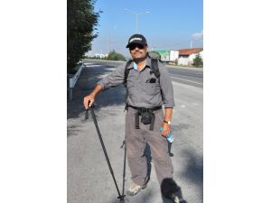 Cumhurbaşkanına Teşekkür Etmek İçin 585 Kilometre Yürüyecek