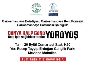 Gaziosmanpaşa ‘Kalp Sağlığı’ İçin Yürüyor