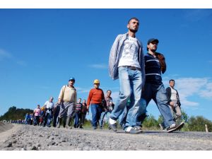 Maden İşçileri Zonguldak Valiliğine Yürüyor