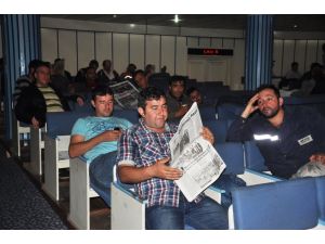 Yorgun Düşen Madenciler Sendikada Sabahladı