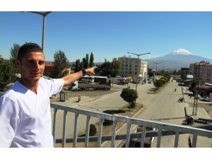 Ağrı Dağı Beyaz Gelinliğini Giydi