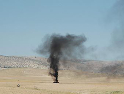 Malatyada askeri uçak düştü