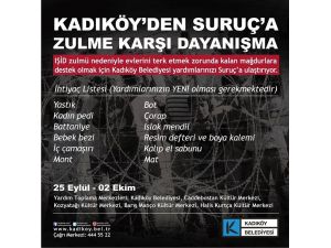 Kadıköy Belediyesi’nden Suriyelilere Yardım Kampanyası