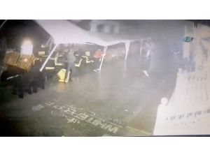 Çadırla Böyle Savruldu